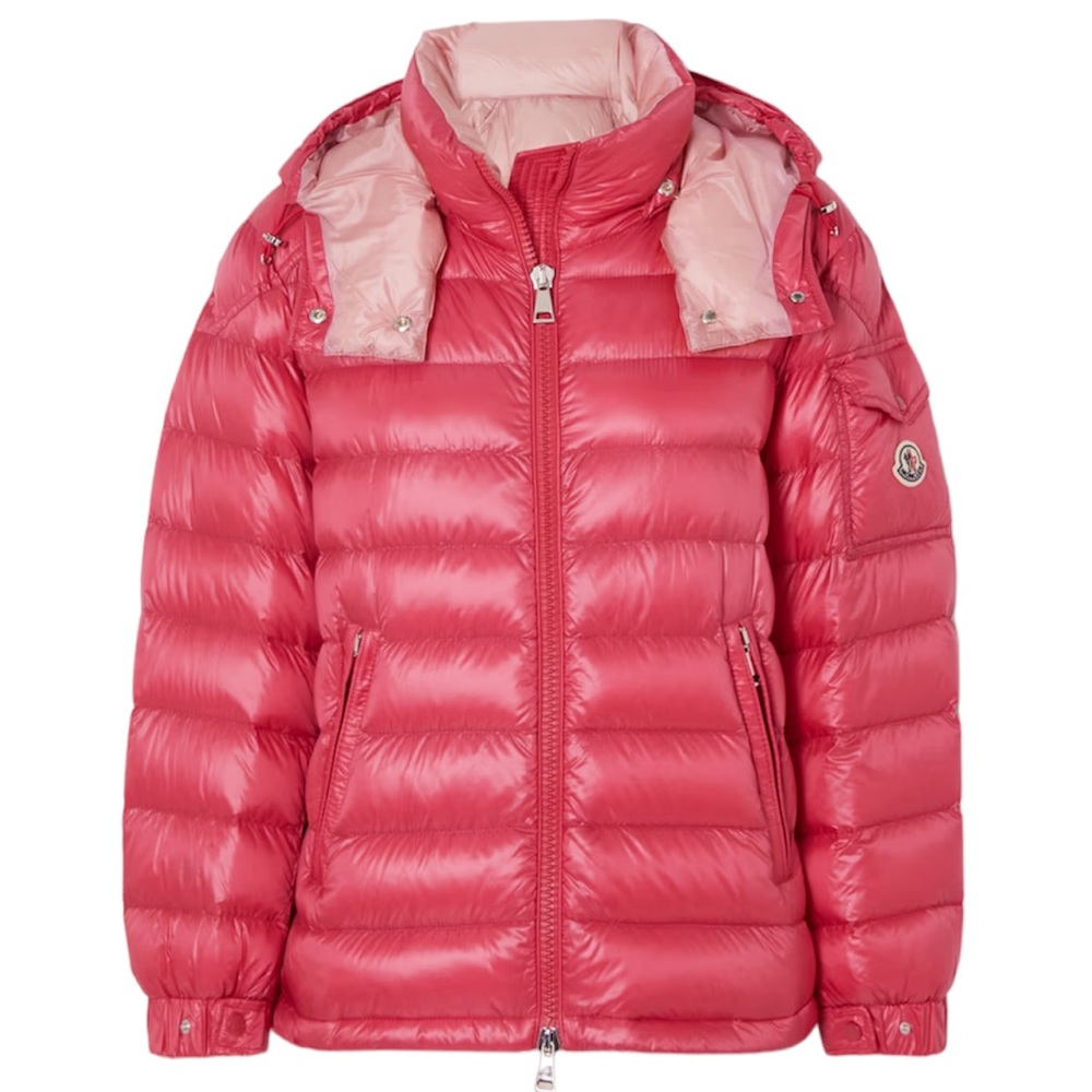 Moncler Dalles Giubotto quilted padded hooded down polyamide quilted jacket NWT
